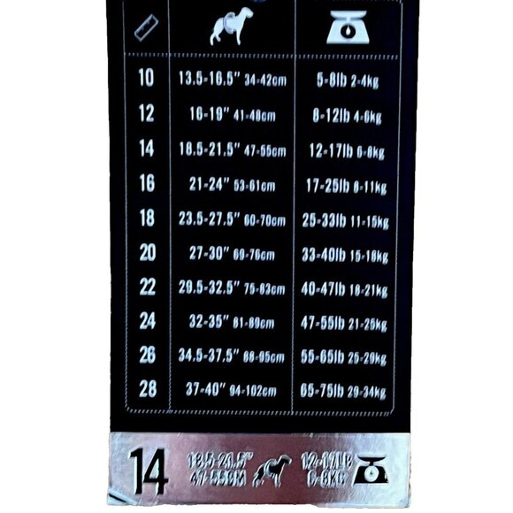 Canada Pooch Canine Size 14 High Tide Life Jacket Red Blue 12 - 17 Pounds NWT - Picture 7 of 8